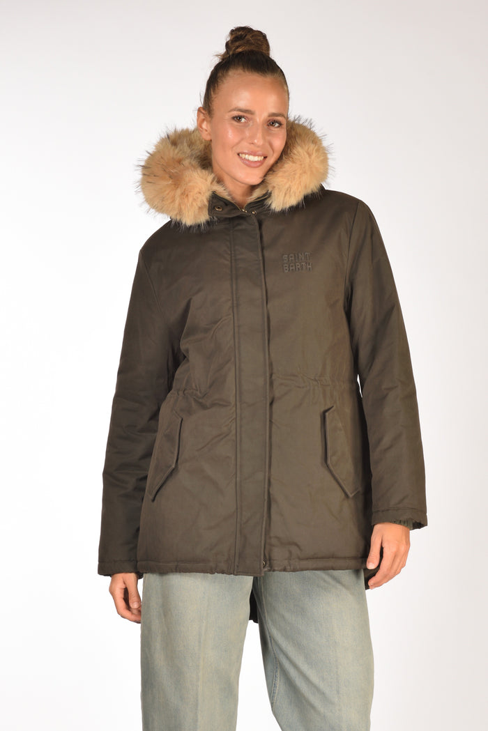 Mc2 Saint Barth Parka Brenna Verde Donna - 1