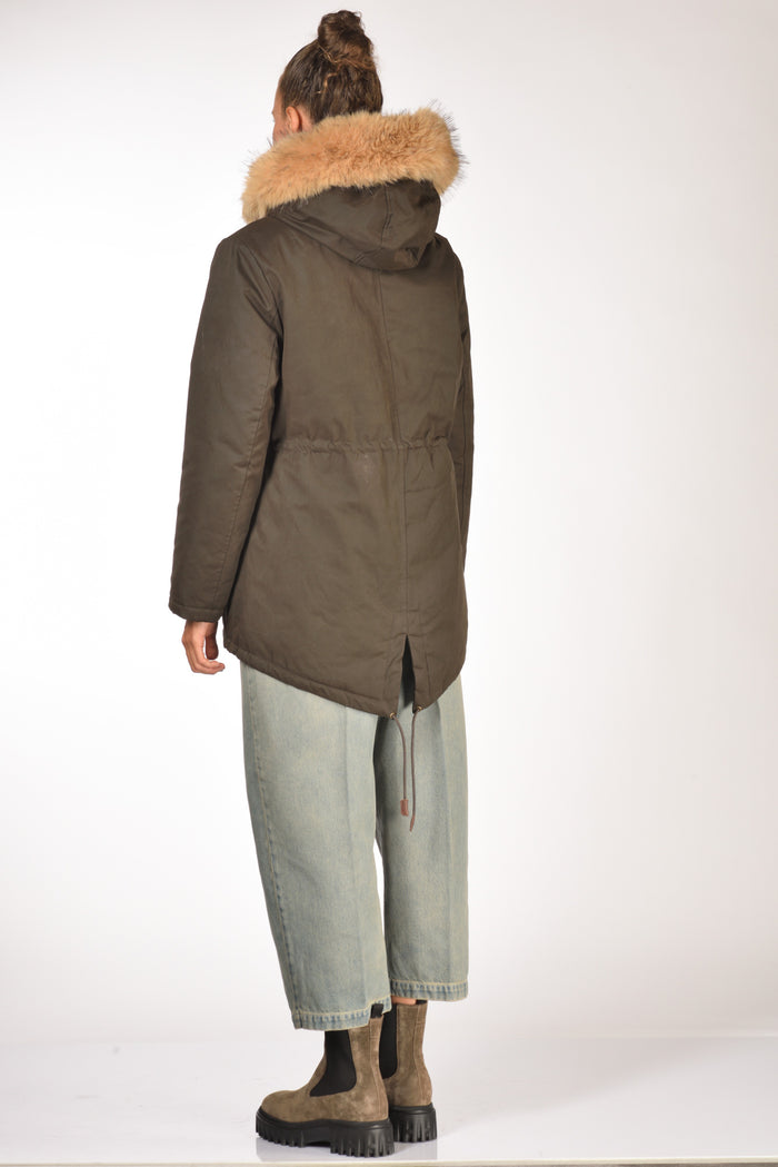 Mc2 Saint Barth Parka Brenna Verde Donna - 5