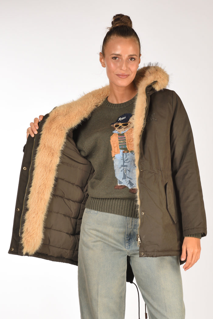 Mc2 Saint Barth Parka Brenna Verde Donna - 6