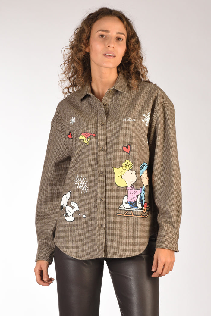 Mc2 Saint Barth Camicia Gigy Marrone Donna - 1