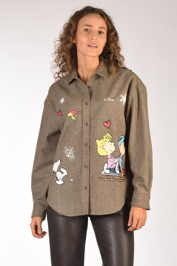 Mc2 Saint Barth Camicia Gigy Marrone Donna-2