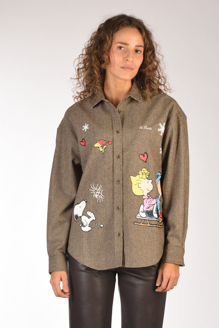 Mc2 Saint Barth Camicia Gigy Marrone Donna - 3
