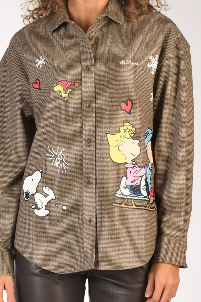 Mc2 Saint Barth Camicia Gigy Marrone Donna - 4