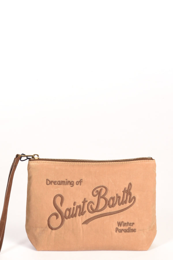 Mc2 Saint Barth Pochette Beige/marrone Donna