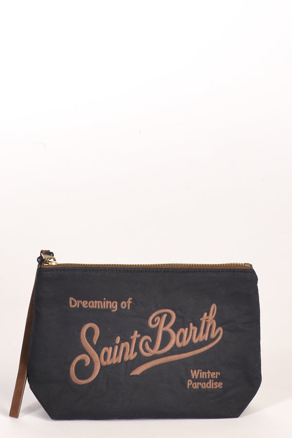 Mc2 Saint Barth Pochette Blu/marrone Donna
