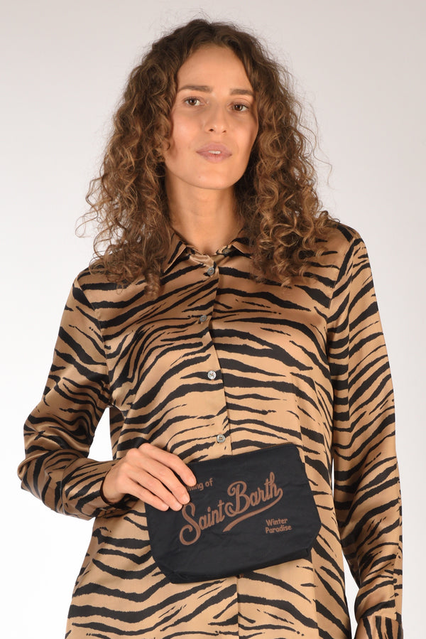 Mc2 Saint Barth Pochette Blu/marrone Donna-2
