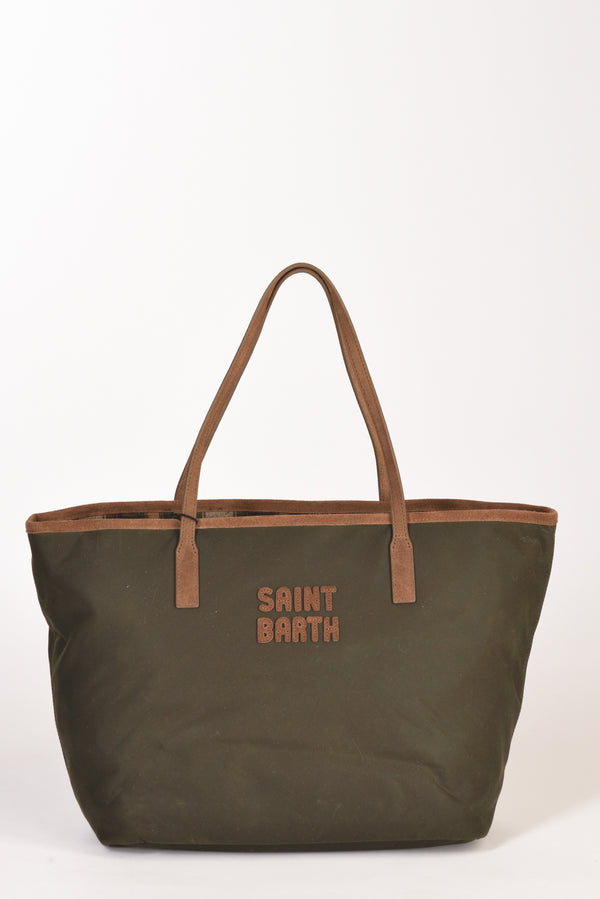 Mc2 Saint Barth Borsa City Verde/marrone Donna