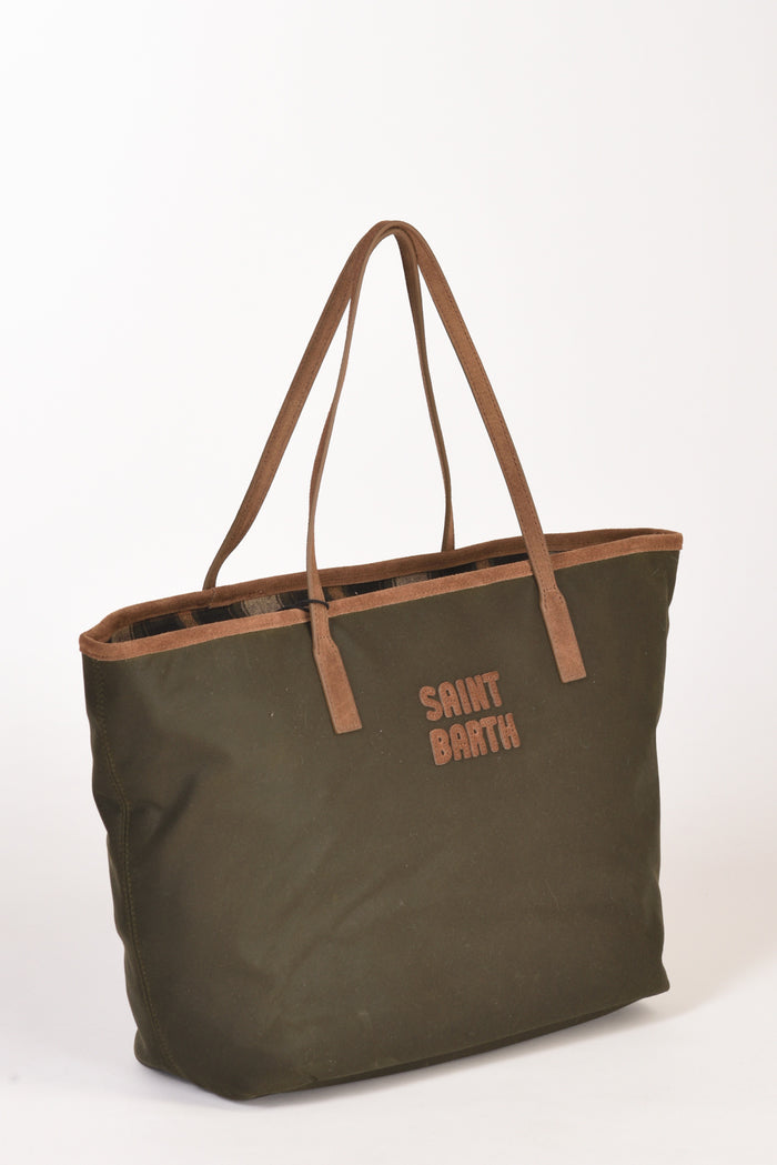 Mc2 Saint Barth Borsa City Verde/marrone Donna - 2