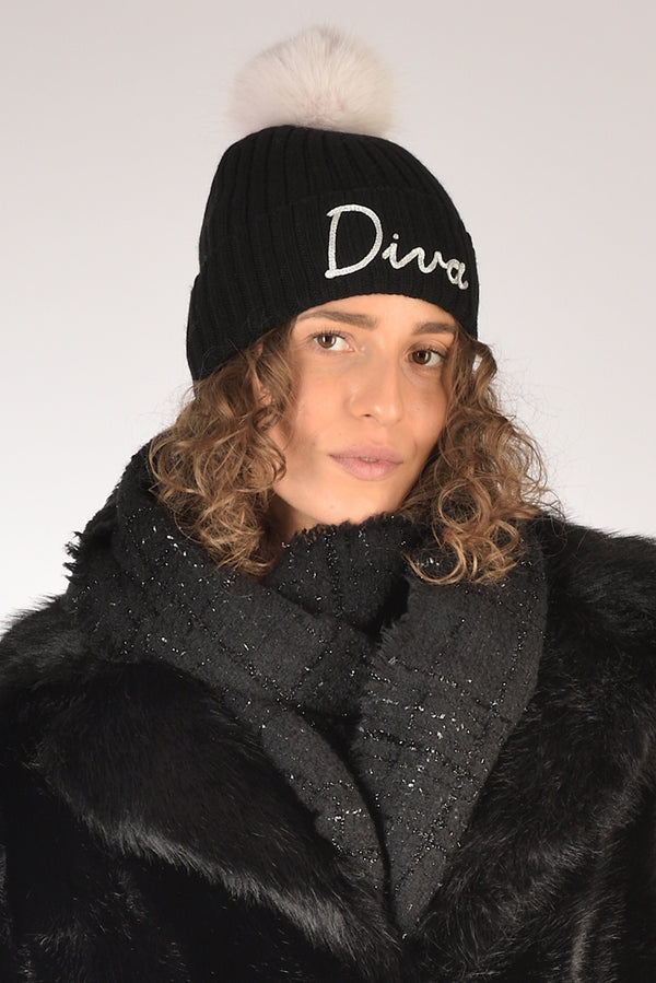 Mc2 Saint Barth Cappello Wengen Nero Donna