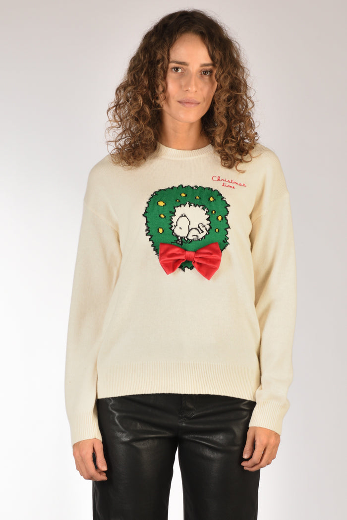 Mc2 Saint Barth Maglia Tessa Bianco Naturale Donna - 2