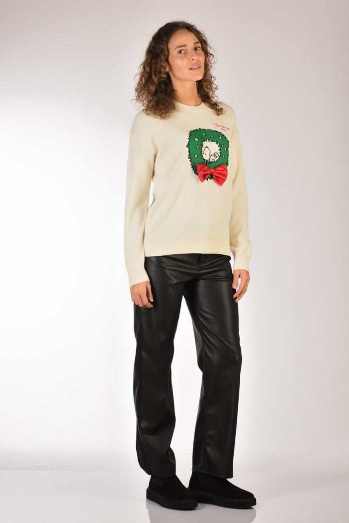 Mc2 Saint Barth Maglia Tessa Bianco Naturale Donna - 4