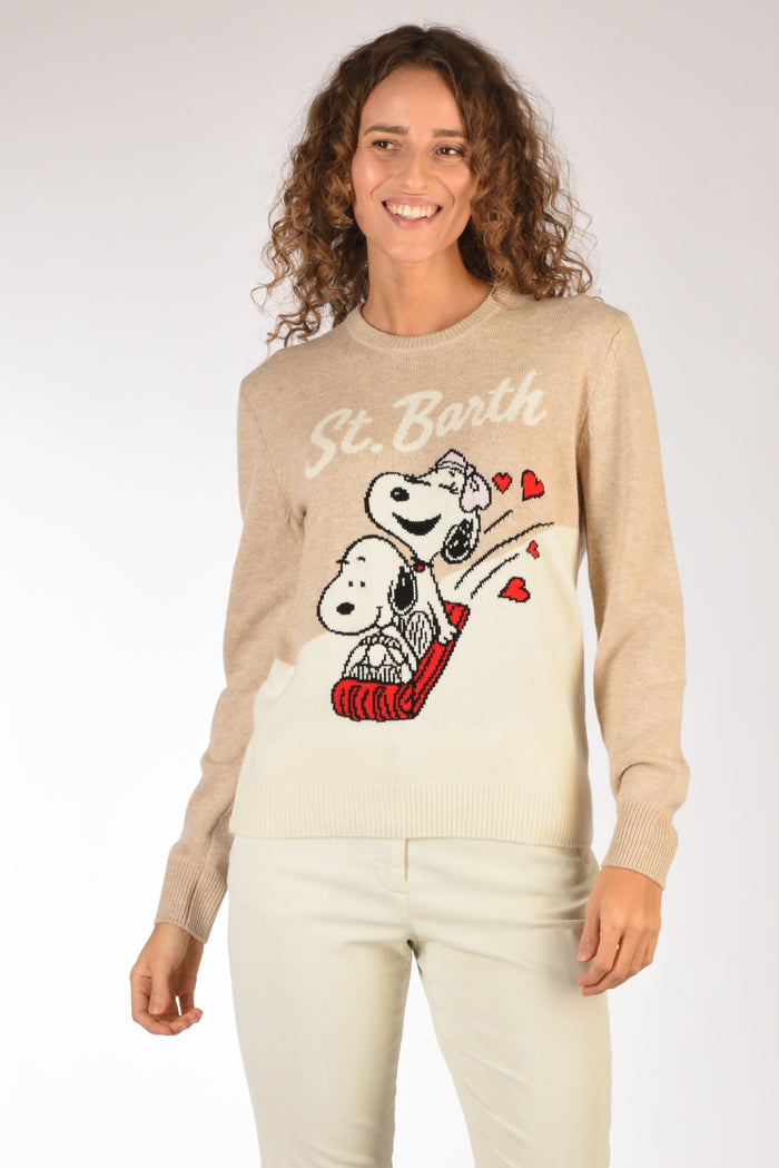 Mc2 Saint Barth Maglia New Queen Beige Donna - 1