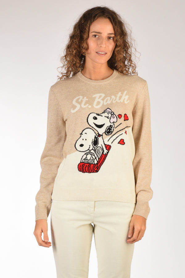 Mc2 Saint Barth Maglia New Queen Beige Donna-2