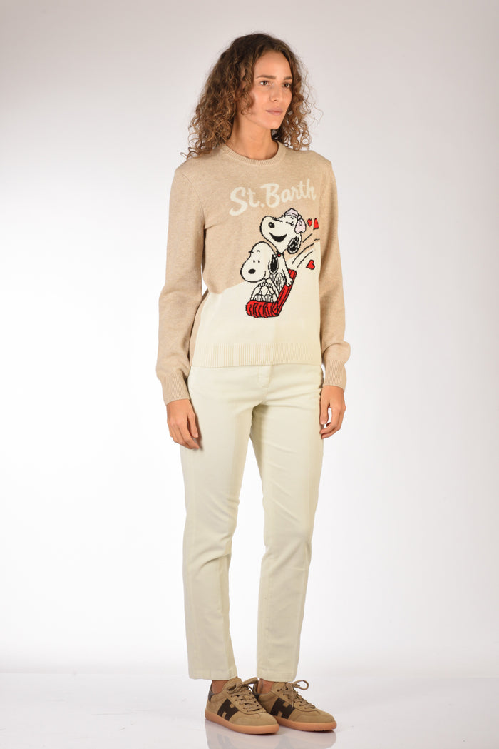 Mc2 Saint Barth Maglia New Queen Beige Donna - 4