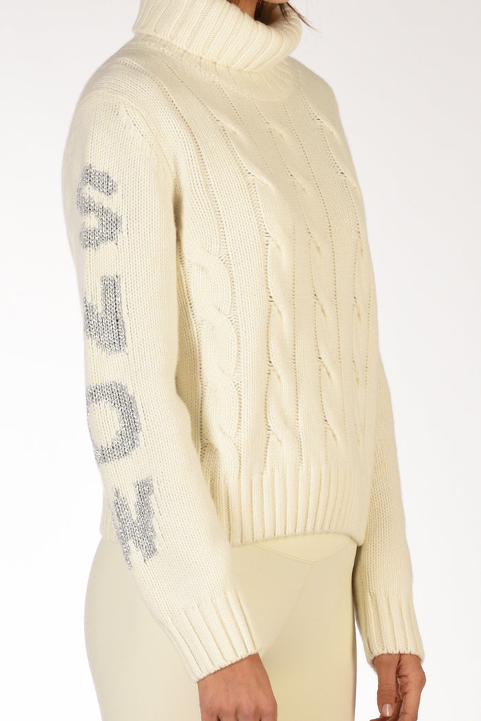 Mc2 Saint Barth Maglia Adler Bianco Naturale Donna - 3