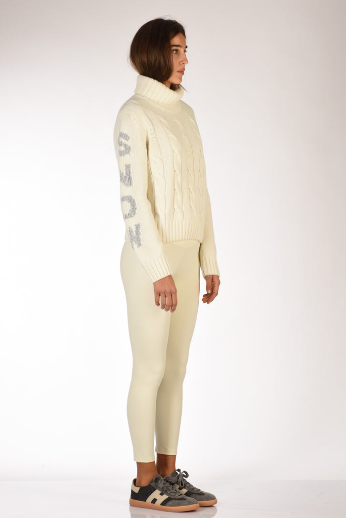 Mc2 Saint Barth Maglia Adler Bianco Naturale Donna - 4
