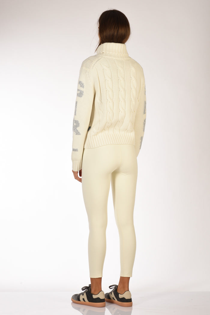 Mc2 Saint Barth Maglia Adler Bianco Naturale Donna - 5