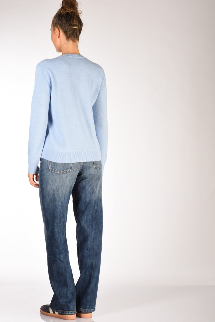 Mc2 Saint Barth Maglia New Queen Azzurro Donna - 5