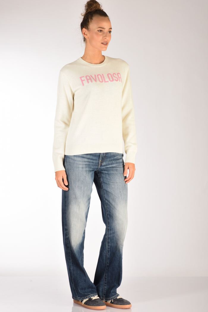 Mc2 Saint Barth Maglia New Queen Bianco Naturale Donna - 4