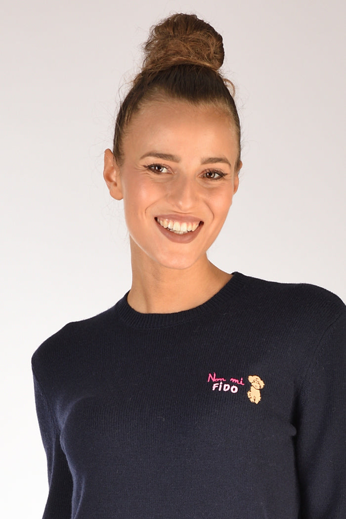 Mc2 Saint Barth Maglia New Queen Blu Donna - 1