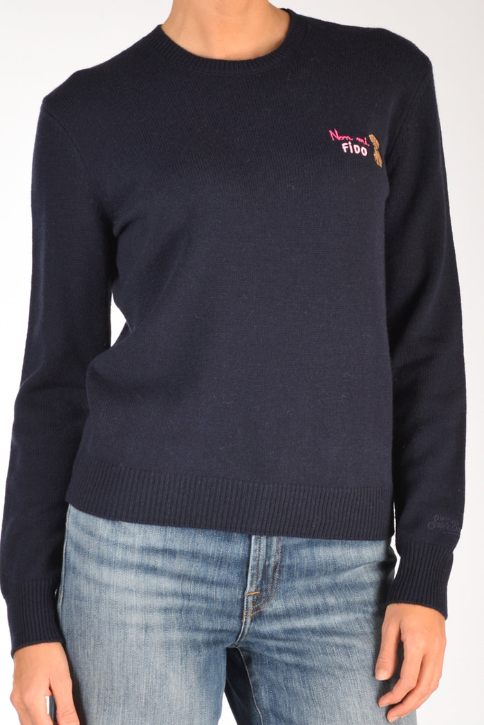 Mc2 Saint Barth Maglia New Queen Blu Donna - 3