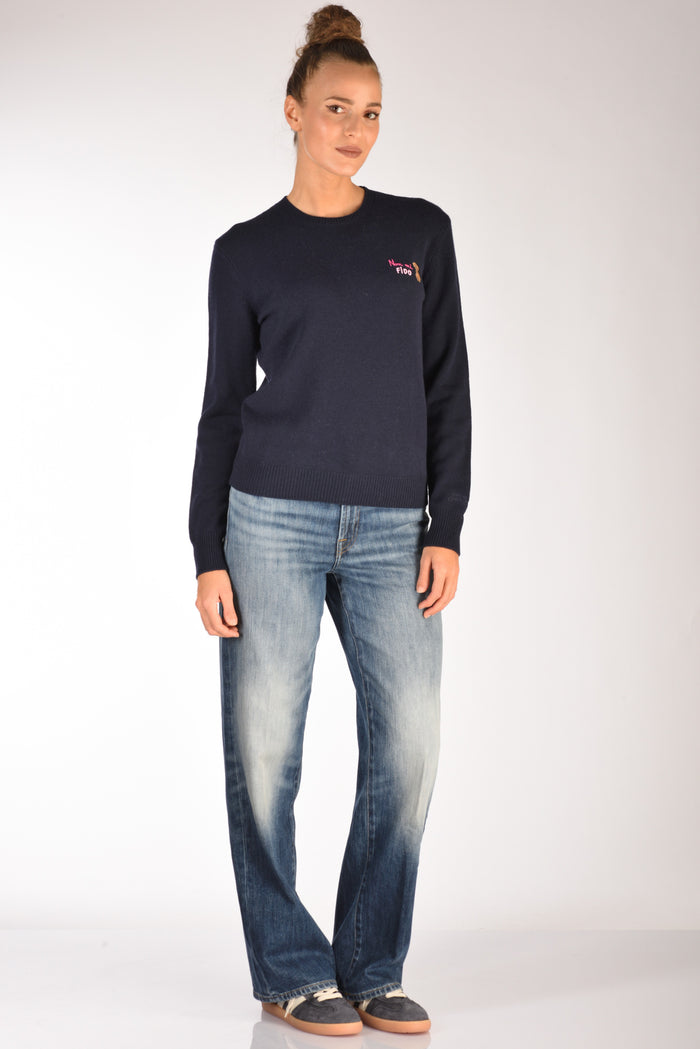 Mc2 Saint Barth Maglia New Queen Blu Donna - 4