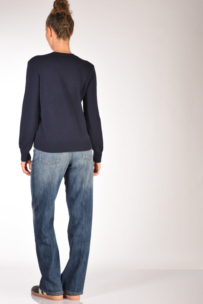 Mc2 Saint Barth Maglia New Queen Blu Donna - 5