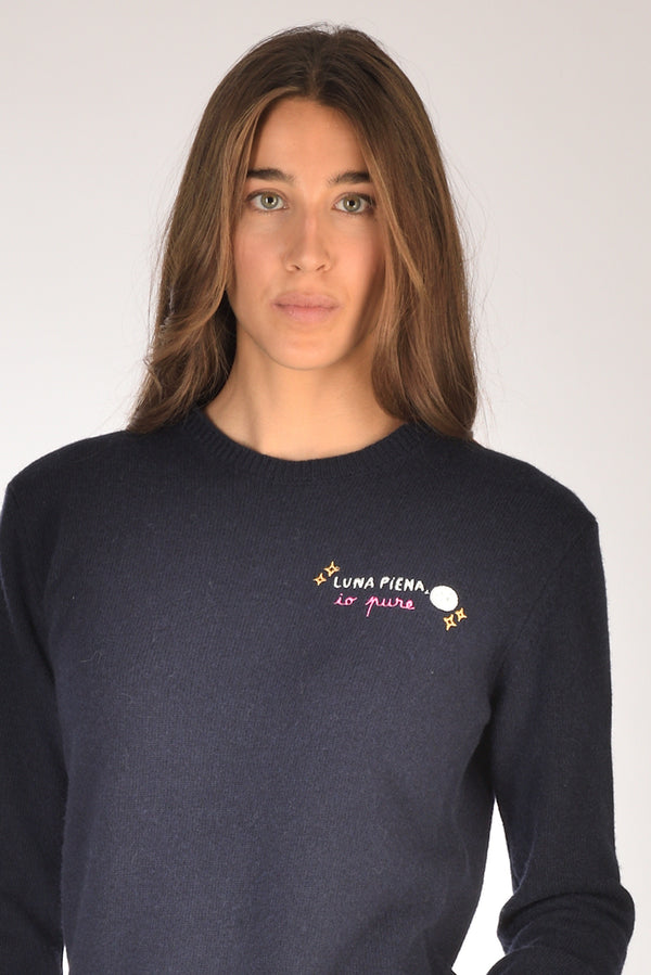 Mc2 Saint Barth Maglia New Queen Blu Donna