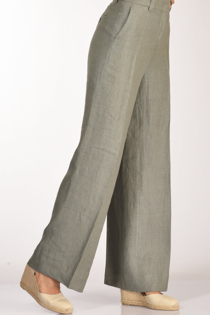 Incotex Slowear Pantalone Neera Verde Salvia Donna - 1