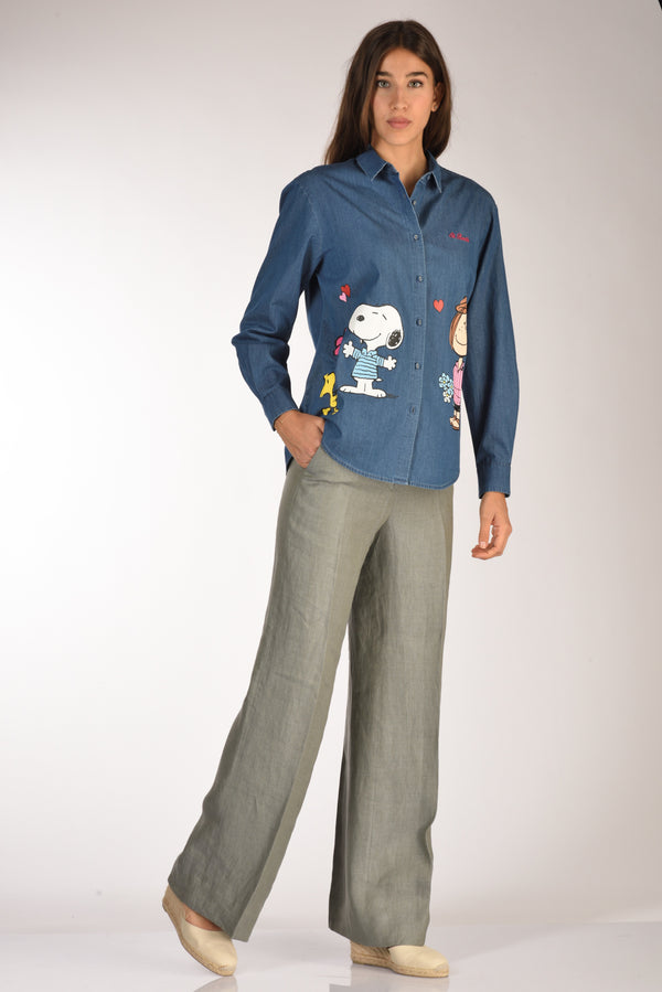 Incotex Slowear Pantalone Neera Verde Salvia Donna-2