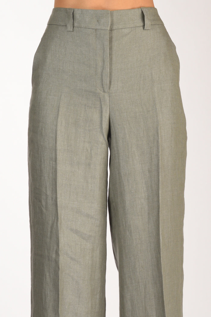 Incotex Slowear Pantalone Neera Verde Salvia Donna - 4