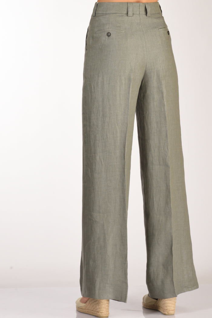 Incotex Slowear Pantalone Neera Verde Salvia Donna - 5