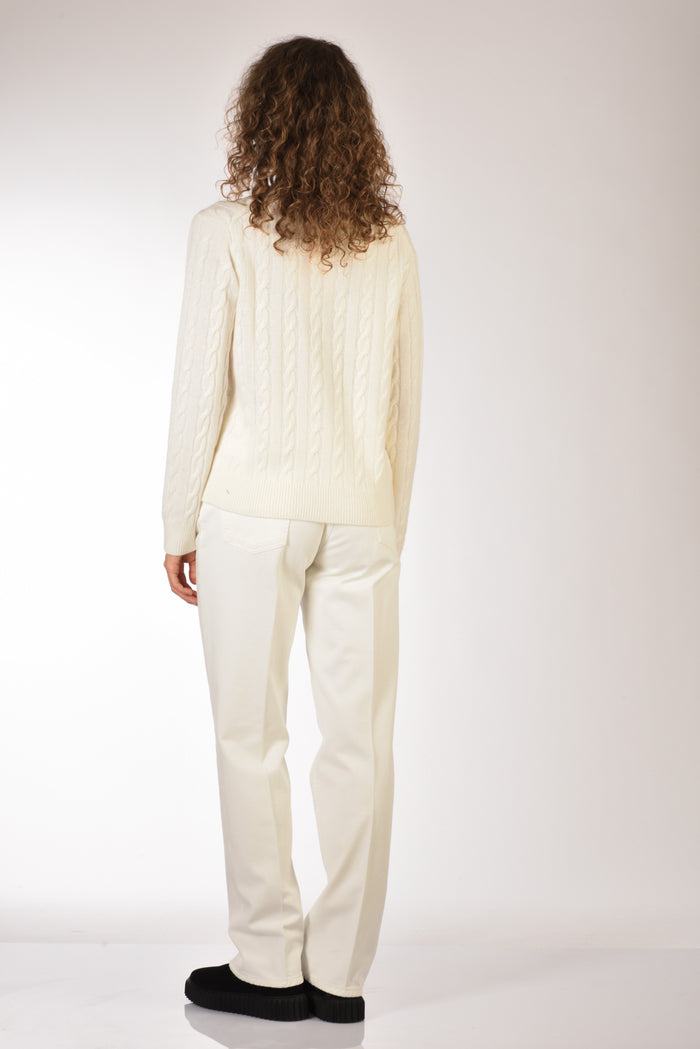 Mc2 Saint Barth Maglia New Queen Bianco Naturale Donna - 5