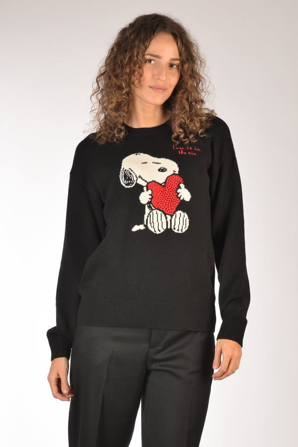 Mc2 Saint Barth Maglia Tessa Nero Donna