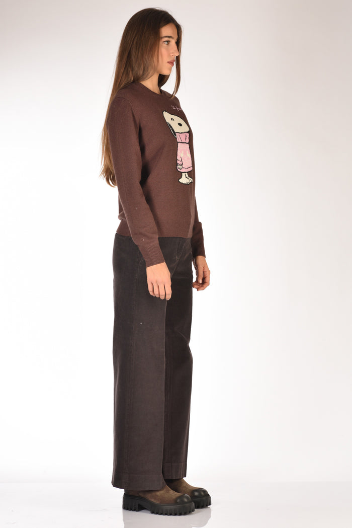 Mc2 Saint Barth Maglia New Queen Marrone Donna - 4