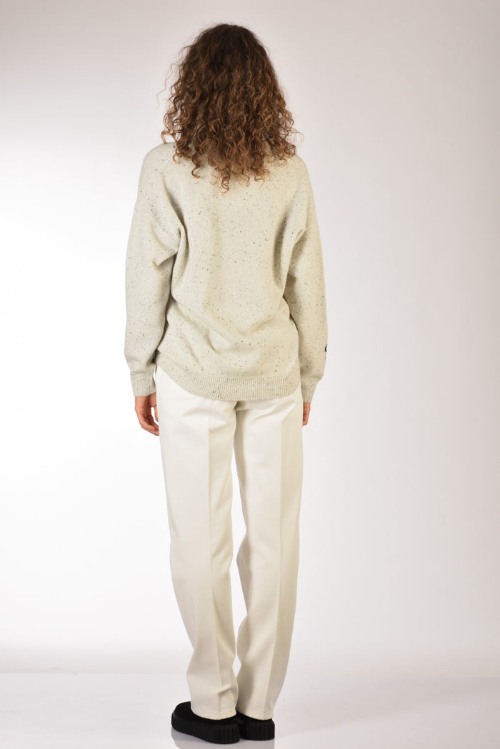 Mc2 Saint Barth Maglia Sasi Grigio Chiarissimo Donna - 5