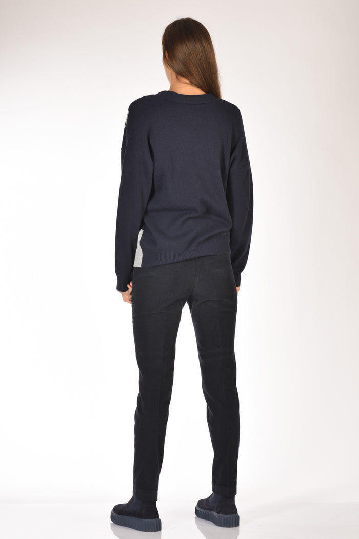 Mc2 Saint Barth Maglia Sasi Blu Donna - 5