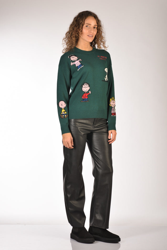 Mc2 Saint Barth Maglia Tessa Verde Donna - 4