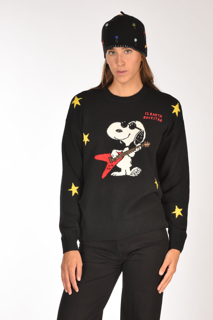 Mc2 Saint Barth Maglia Tessa Nero Donna - 1