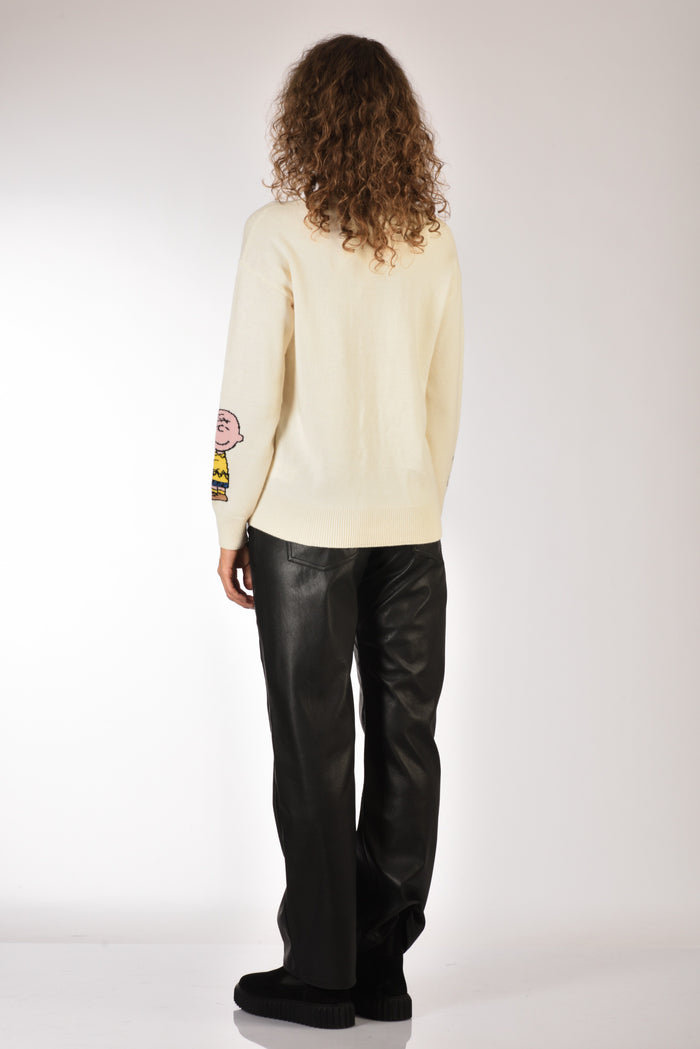 Mc2 Saint Barth Maglia Tessa Bianco Naturale Donna - 5