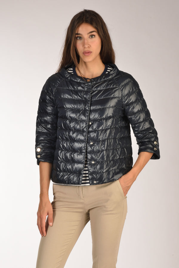 Herno Piumino Cappa Blu Donna