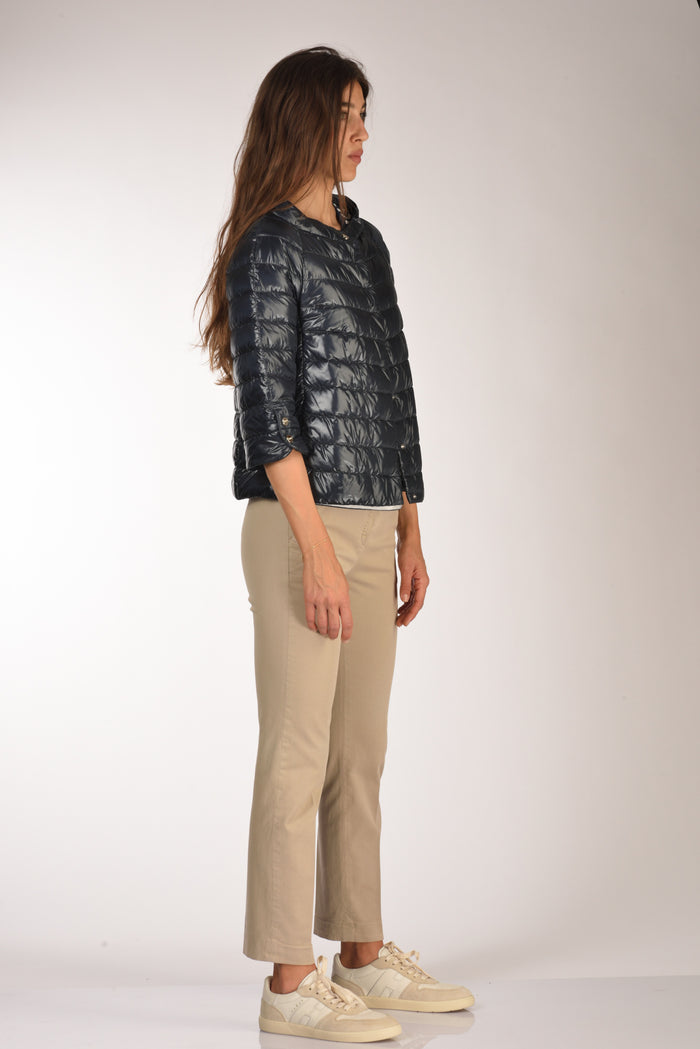 Herno Piumino Cappa Blu Donna - 4
