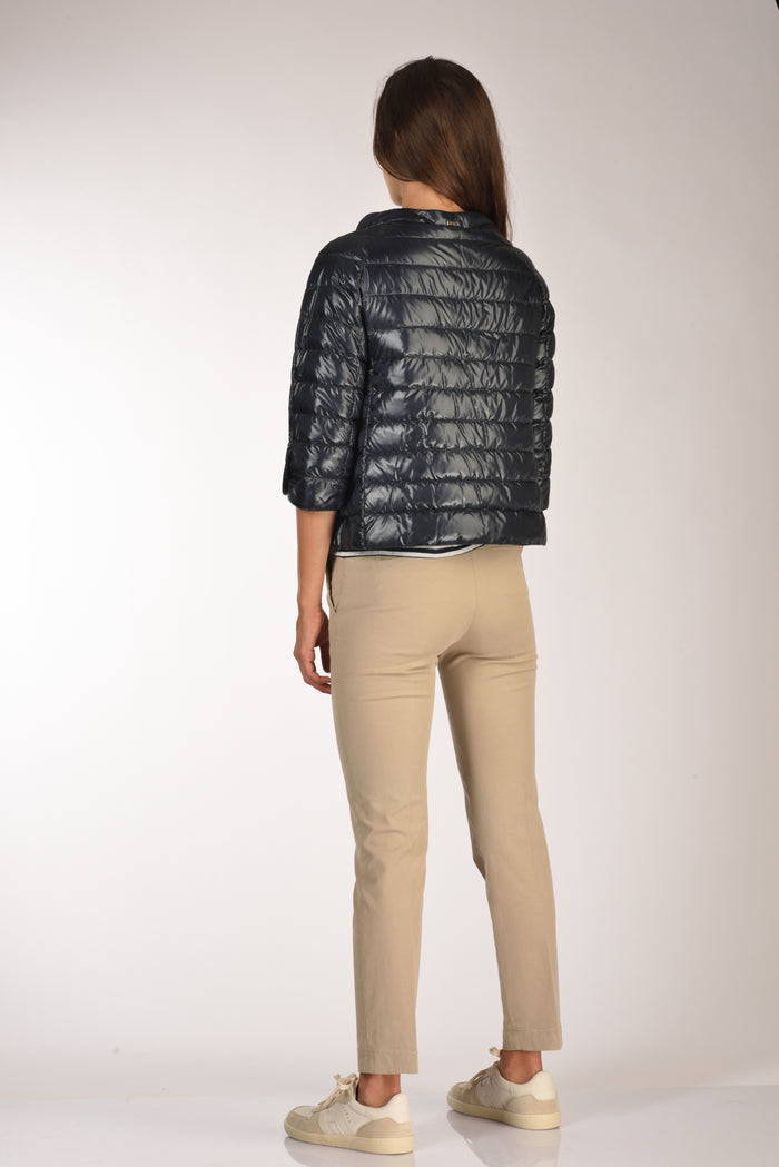Herno Piumino Cappa Blu Donna - 5