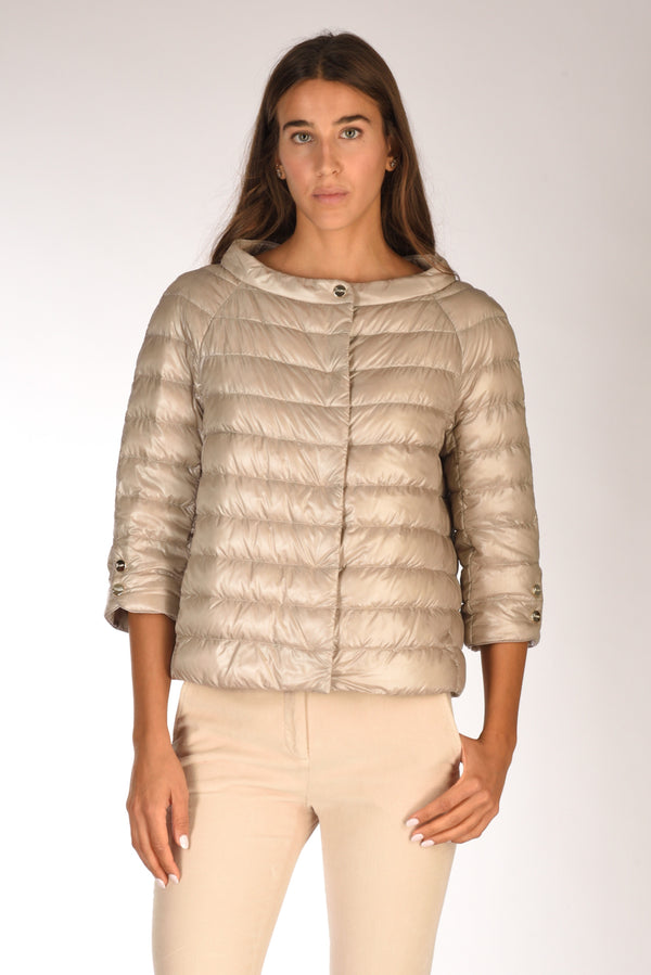 Herno Piumino Cappa Beige Donna