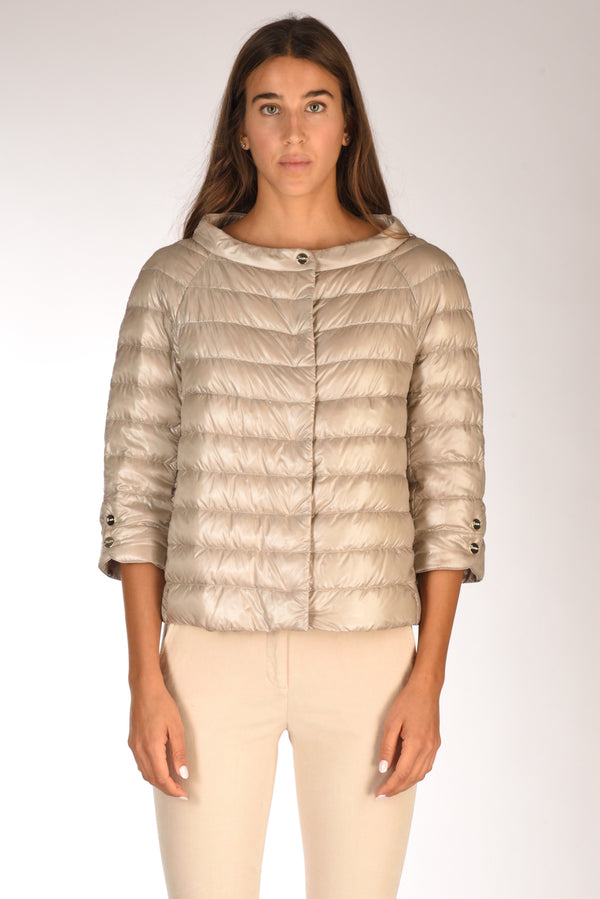 Herno Piumino Cappa Beige Donna-2