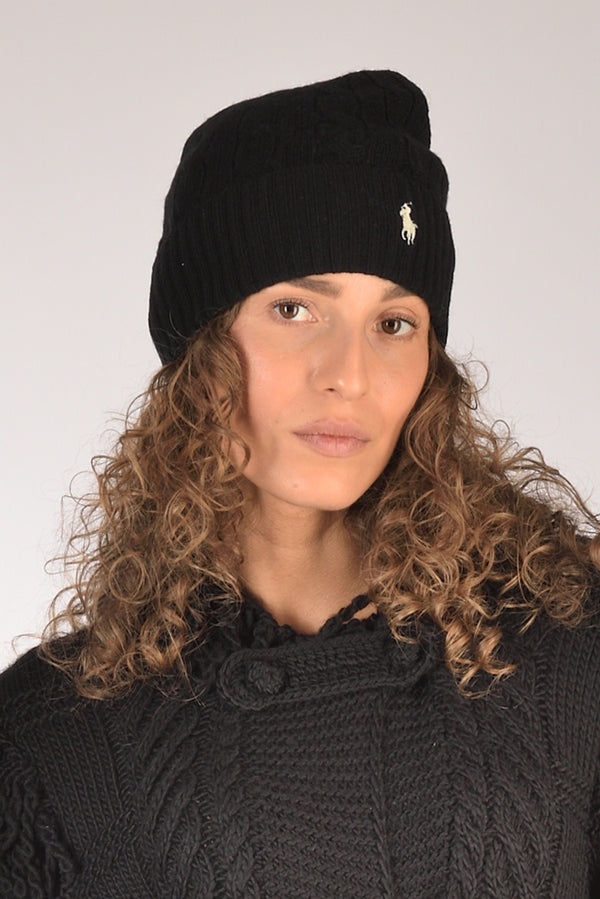 Polo Ralph Lauren Cappello Nero Donna