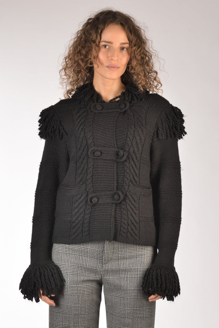 Polo Ralph Lauren Maglia Cardigan Nero Donna - 2
