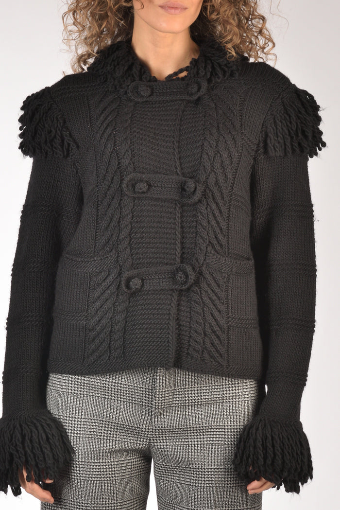Polo Ralph Lauren Maglia Cardigan Nero Donna - 3