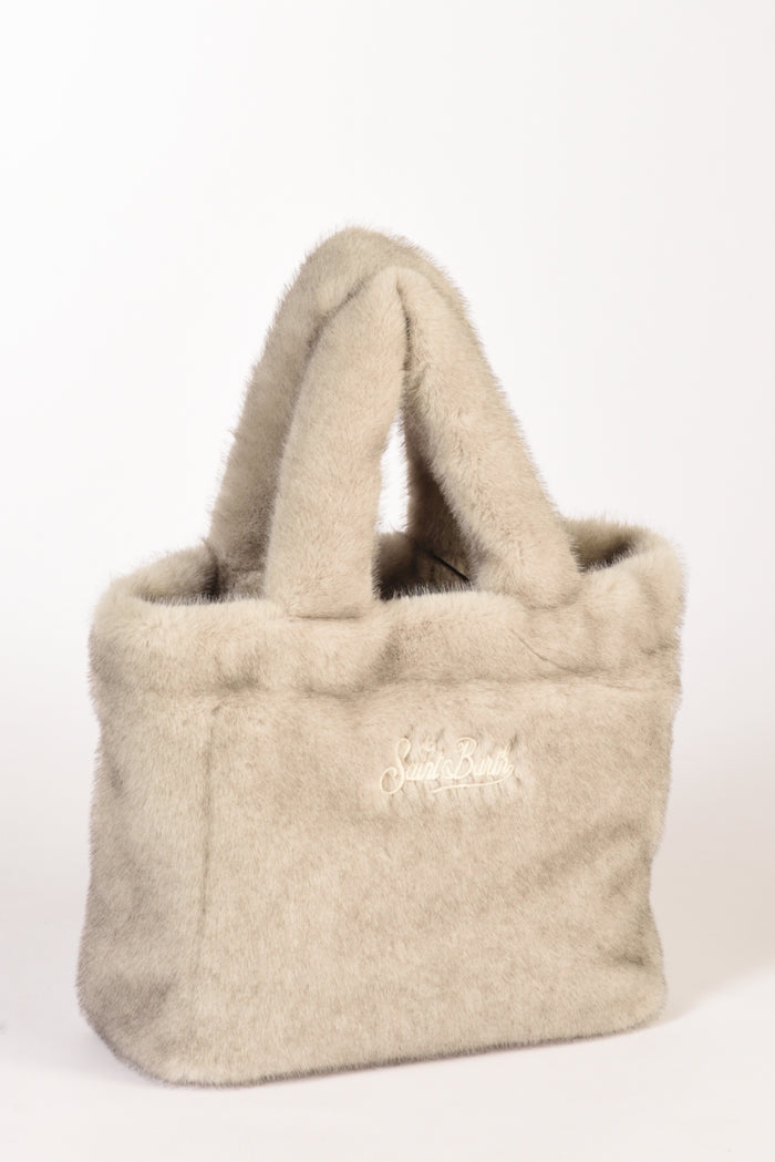 Mc2 Saint Barth Borsa Colette Grigio/bianco Donna - 4