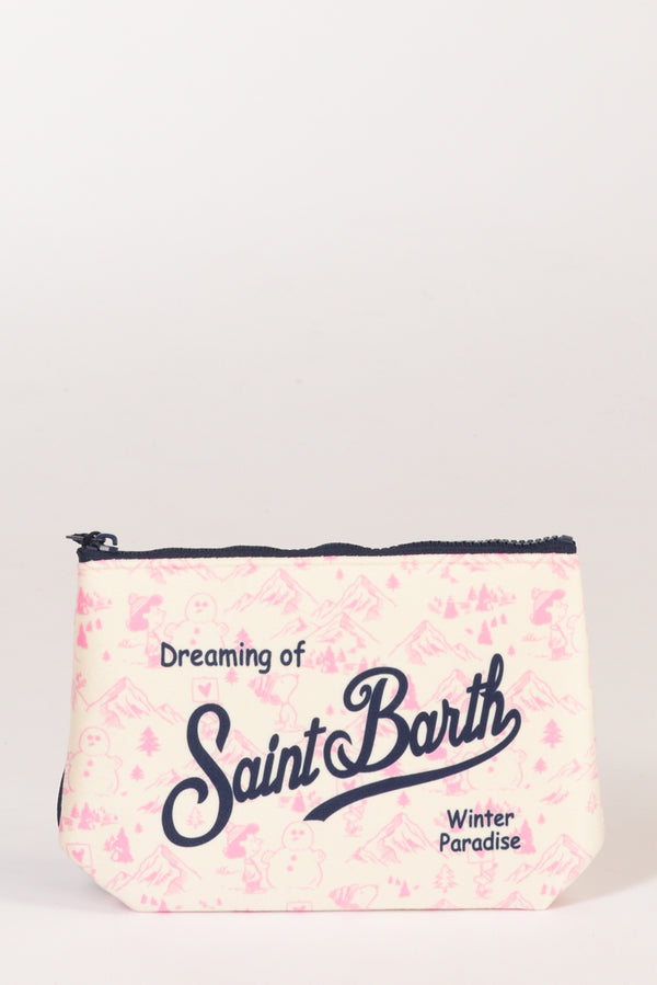 Mc2 Saint Barth Pochette Aline Bianco/rosa Donna